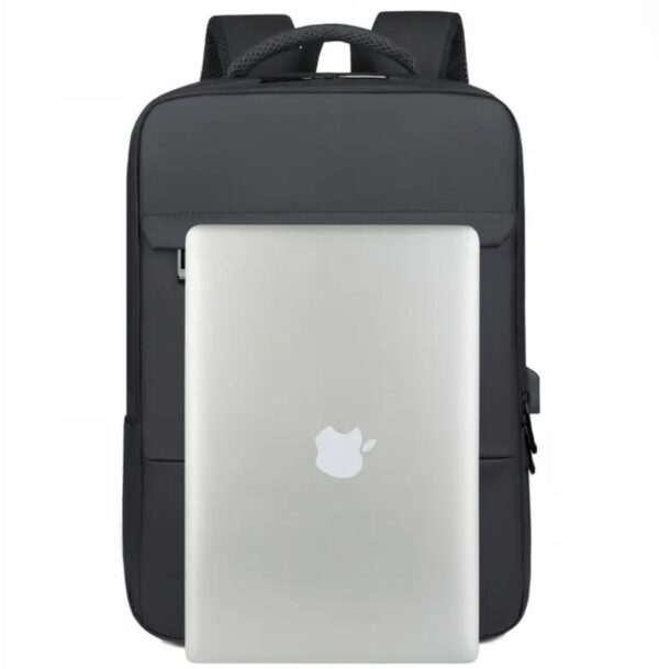 Anti-Theft Business Waterproof Laptop Backpack, suitable for both men and women, made with durable Oxford material. Includes a built-in USB port for convenient on-the-go charging. - Image 2