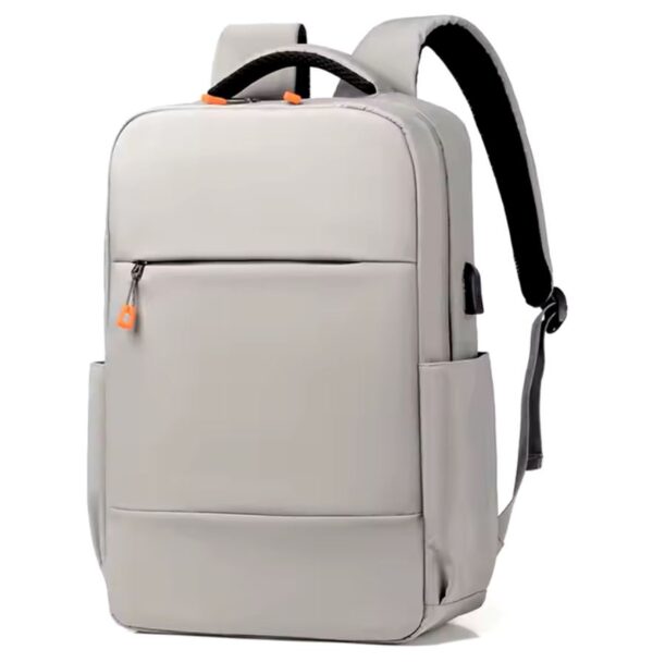 Anti-Theft Business Waterproof Laptop Backpack, suitable for both men and women, made with durable Oxford material. Includes a built-in USB port for convenient on-the-go charging.